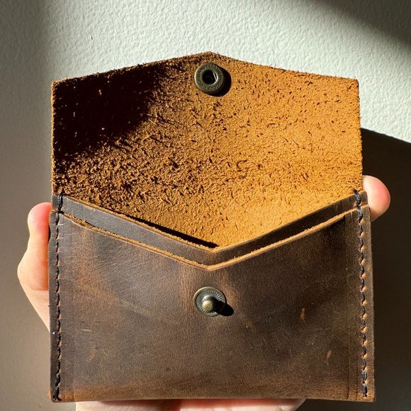 Portland Leather Goods Mini Envelope Wallet in Canyon - Picture 6 of 9